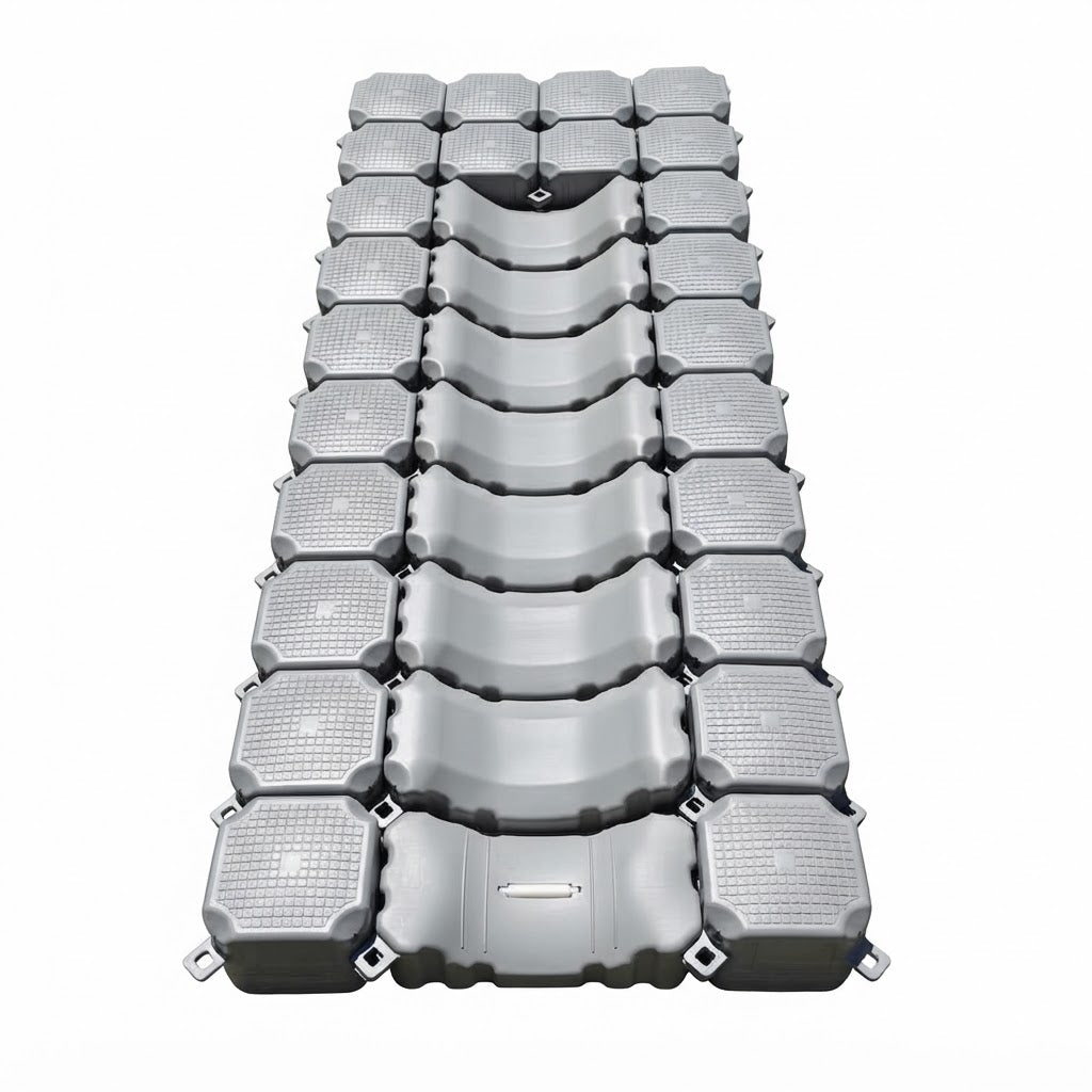 Boat Dry Dock 5*2m, no rollers, two rows of cubes